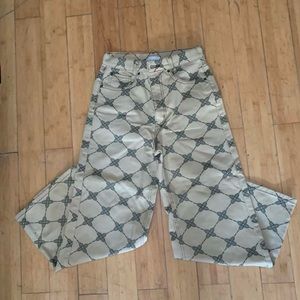 BDG High & Wide Jean - Tennis Print💞